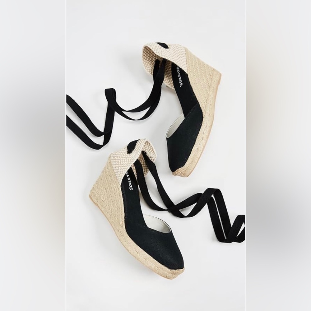 Soludos Espadrille classic wedge size 6